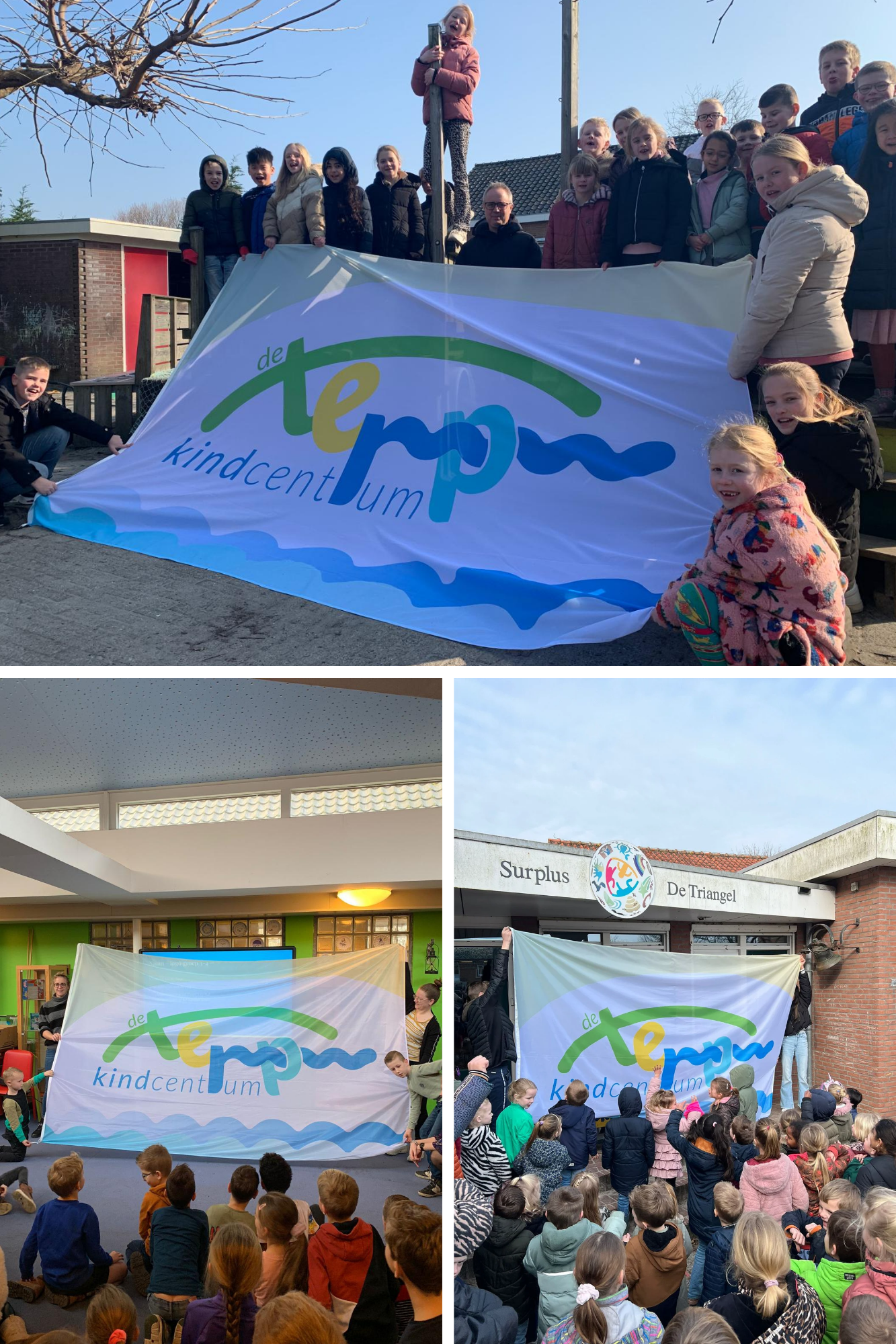 Onthulling logo Kindcentrum de Terp